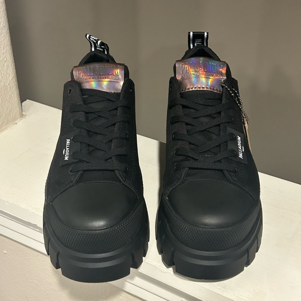 Palladium Industrial Shoes Women’s 6.5 Medium REVOLT LO TX Black 97243-010-M NEW - Picture 6 of 10